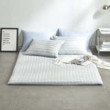 에이프릴앳홈 순면 누빔 워싱 면 요 - 퀸