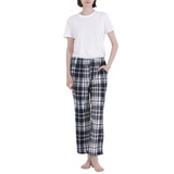 비비안 여성 스판 라운지 바지 2PK - 핑크/네이비