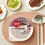 햇반 서리태 흑미밥 210 g x 18