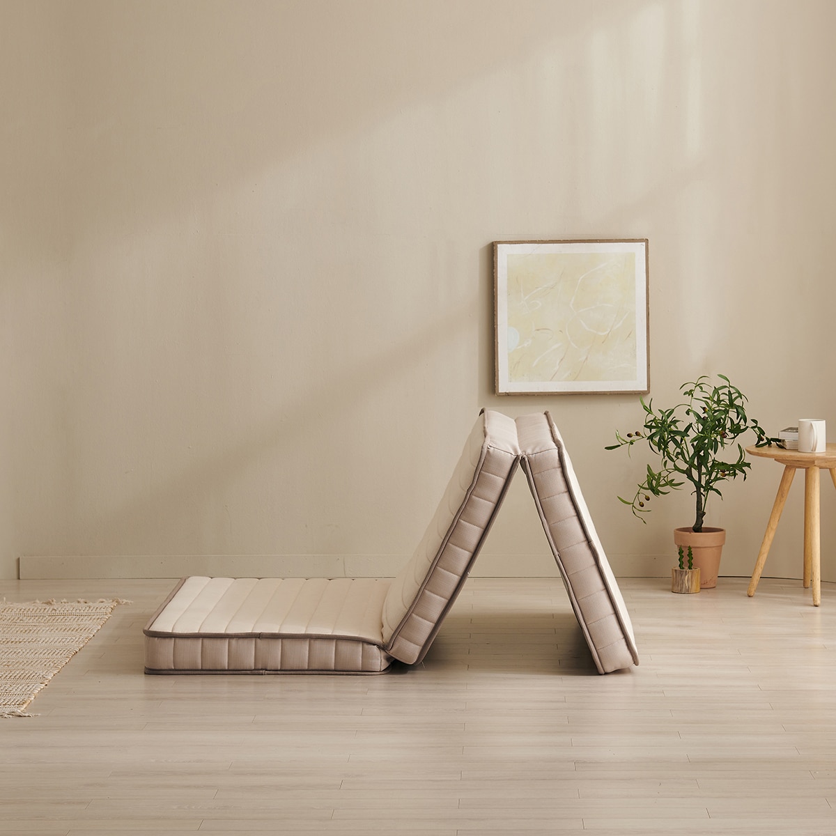 베드리움 독립스프링 3단 접이식 매트리스 - 싱글