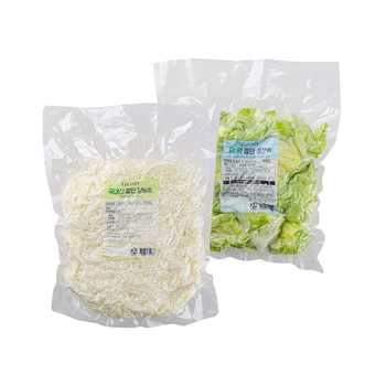 절단 양배추 1kg + 무농약 절단 양상추 1kg
