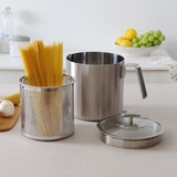 쿡에버 통 3중 멀티 파스타팟 16cm (채망 포함)