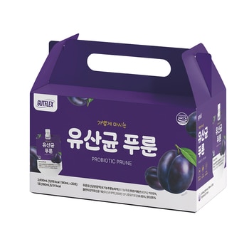 GUTFLEX 유산균 푸룬주스 180ml x 20