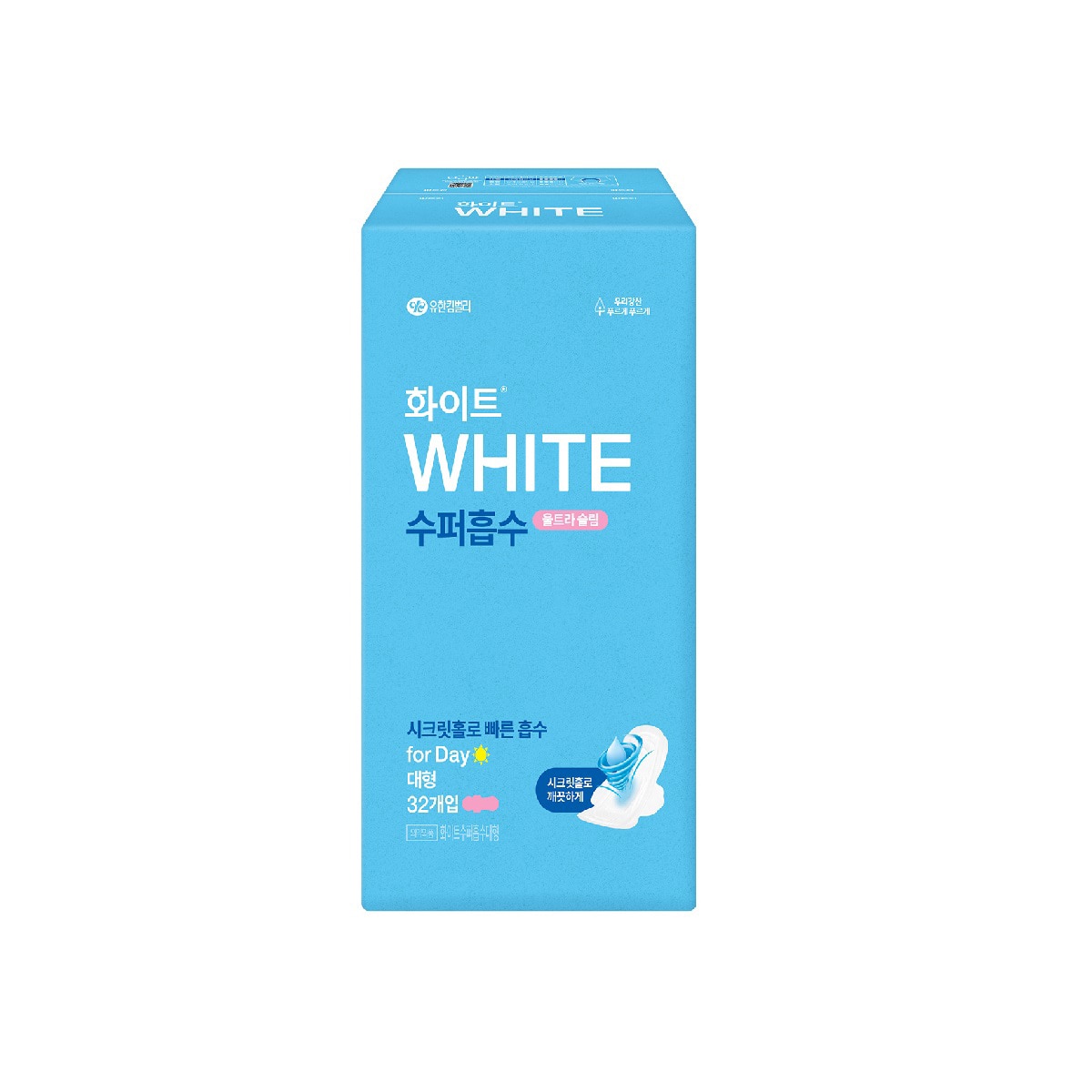 화이트 수퍼흡수 대형 32개 x 4팩