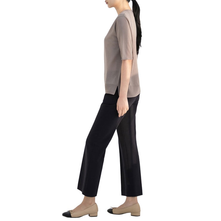 보니스팍스 여성 브이넥 풀오버 니트 - 그레이