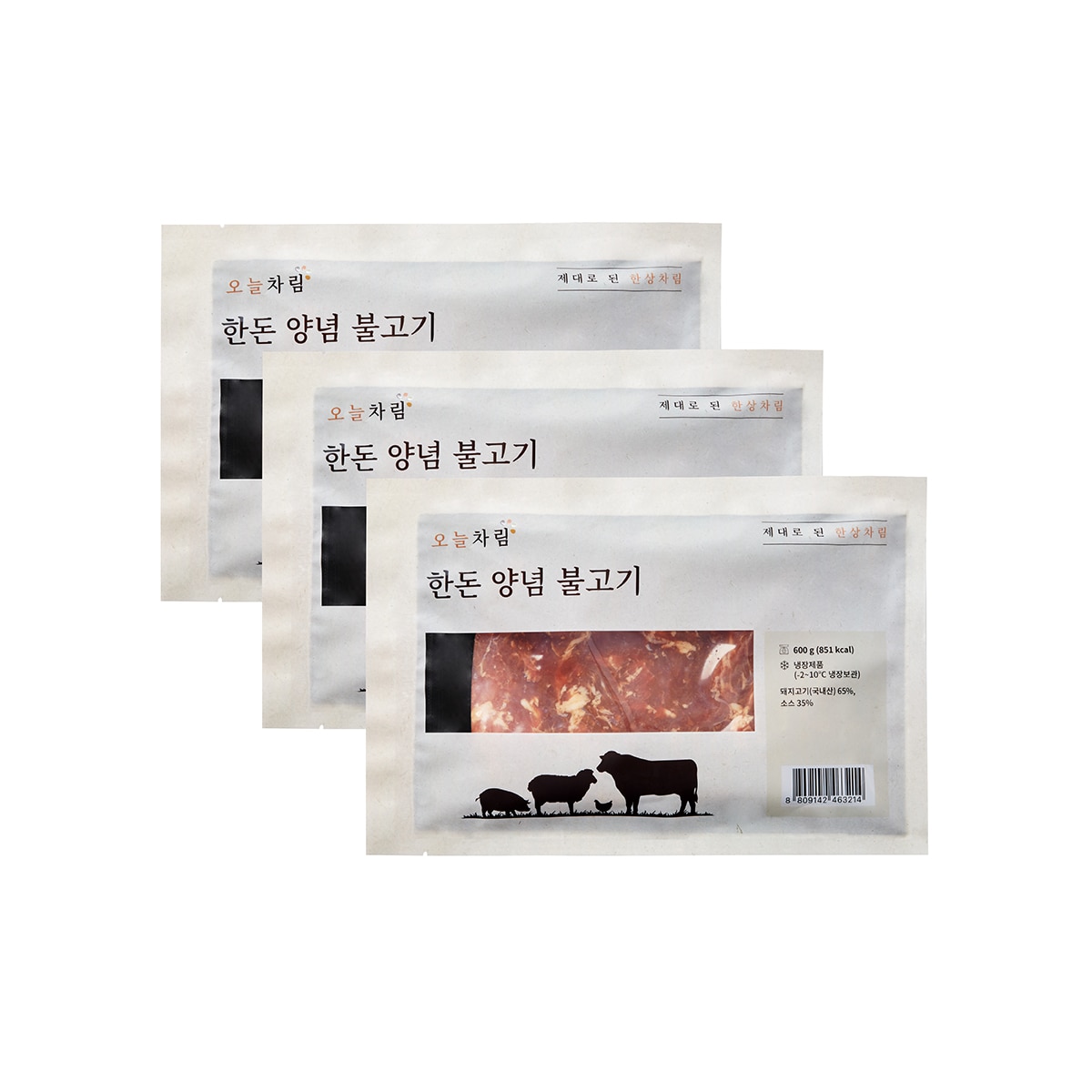 오늘차림 한돈 양념 불고기600g x 3ea