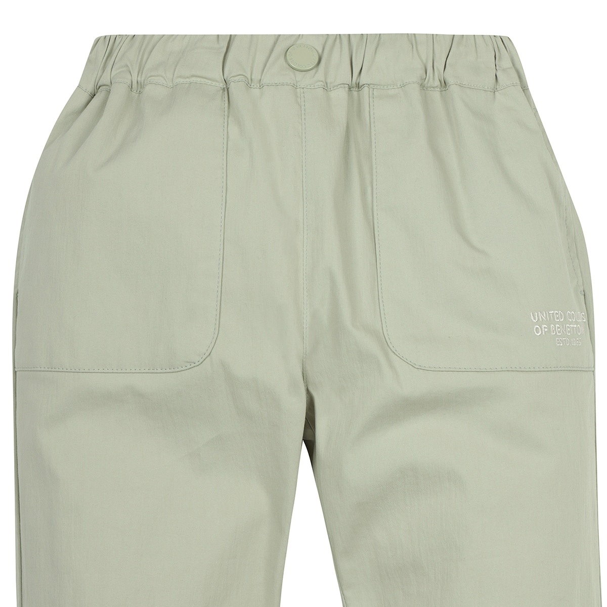 베네통 키즈 우븐 팬츠 - 라이트카키