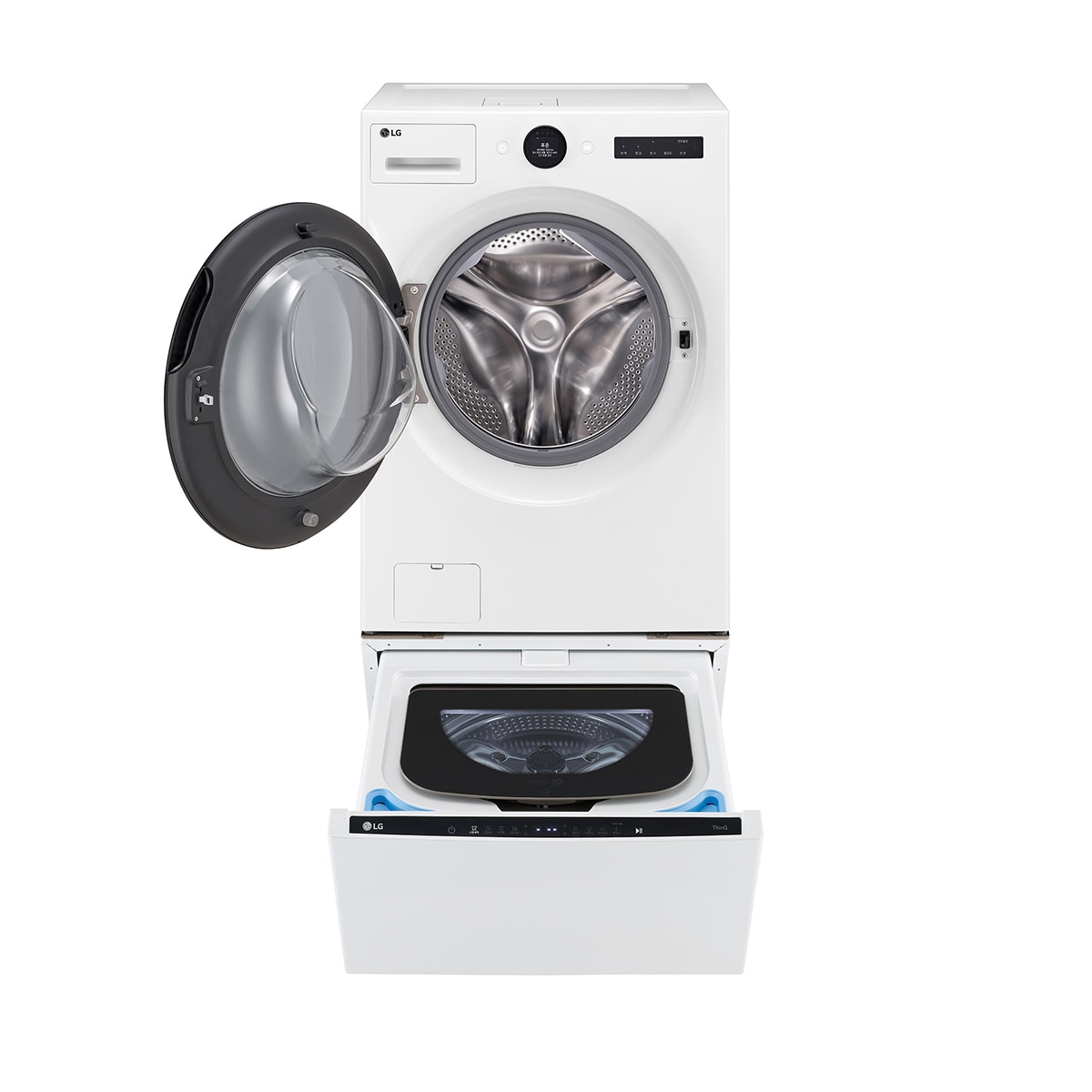 엘지 오브제 워시콤보 + 미니워시 화이트 세탁24kg+4kg & 건조15kg