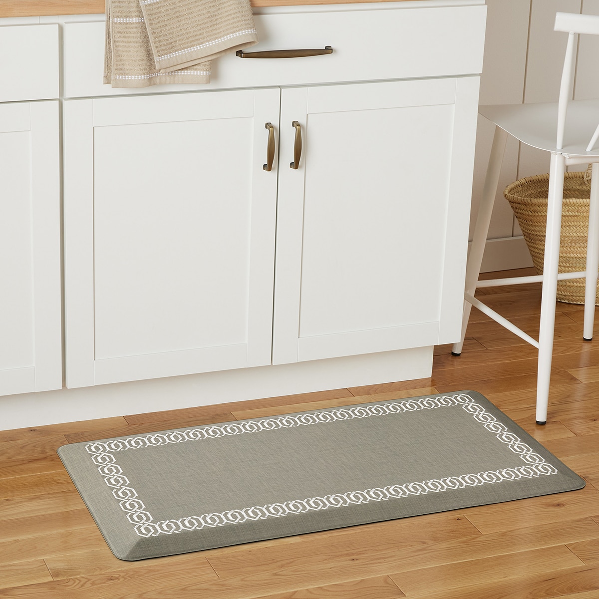 Town & Country 컴포트 에어 주방 매트 50x99cm - 탄 (보더)