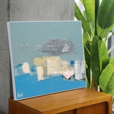 지클레 그림 액자 (80 x 60cm 또는 60 x 80cm) - 니콜라스 드 스탈, 청색 구성