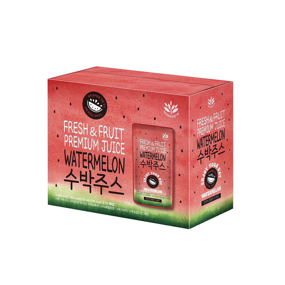 Balance Grow 수박주스 230ml x 10