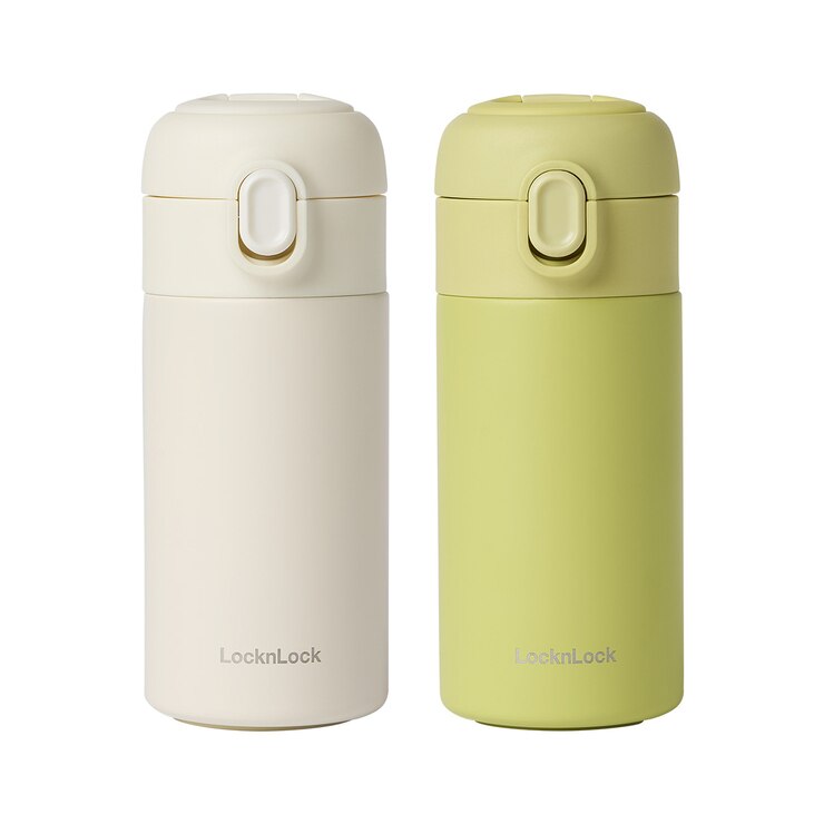 락앤락 원터치 미니 텀블러 200ml 2PK - 아이보리&옐로우그린 락앤락 원터치 미니 텀블러 200ml 2PK - 아이보리&옐로우그린