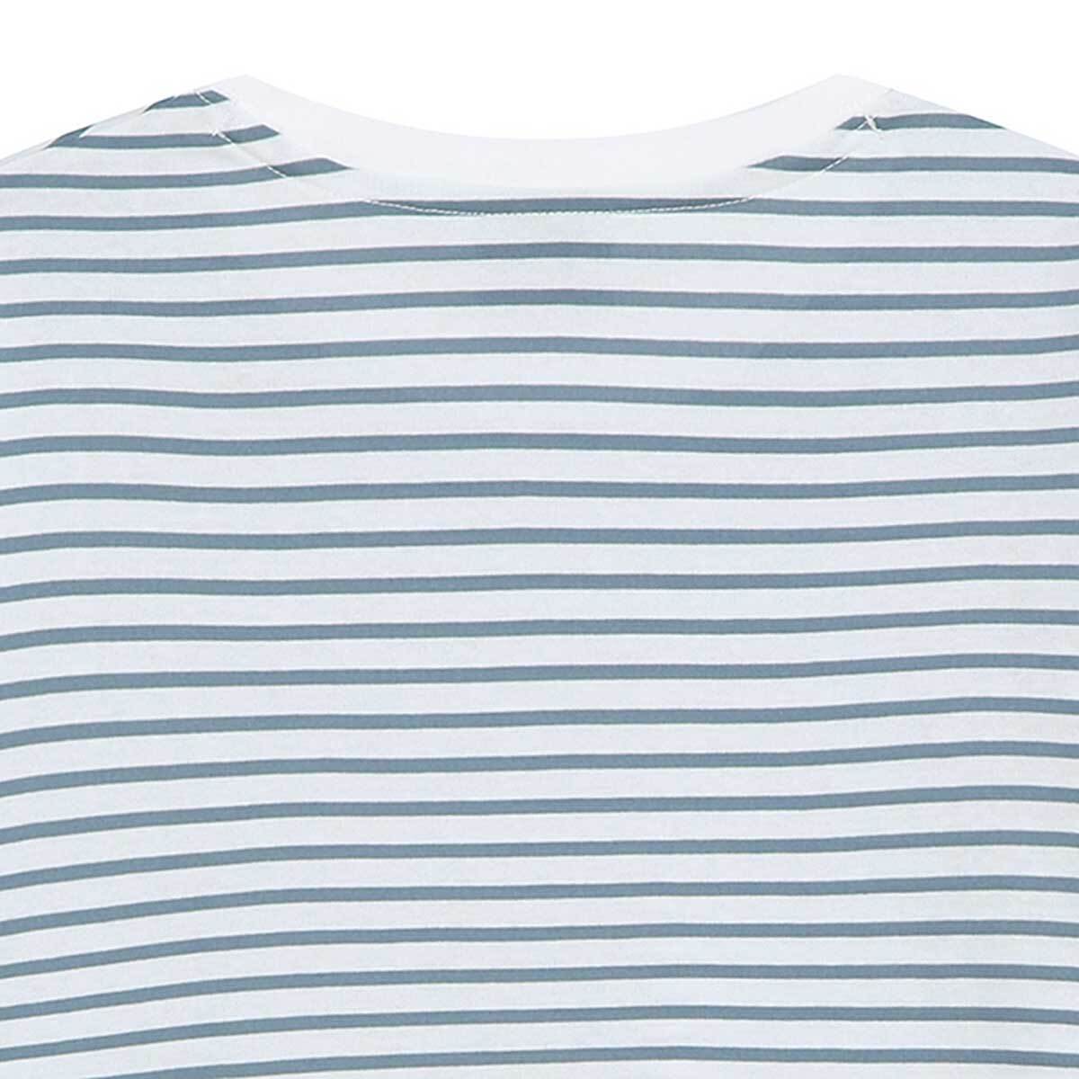 컬럼비아 여성 스트라이프 티셔츠 - 블루, S