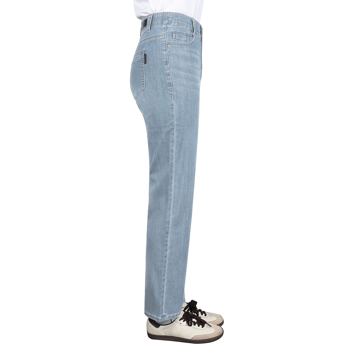 케네스콜 여성 저온스 루즈 스트레이트핏 청바지