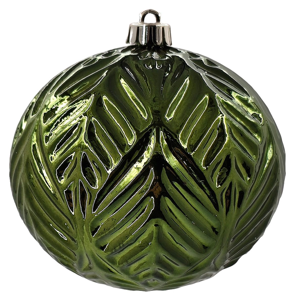 크리스마스 100mm 오너먼트 장식 18개 세트 - 레드/그린