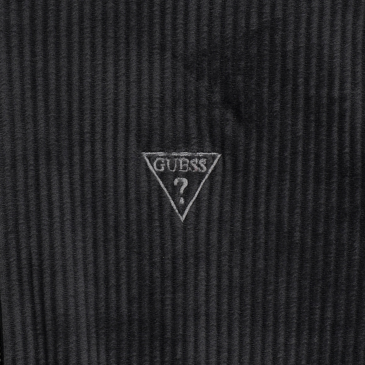 게스 여성 벨루어 코듀로이 집업 - 다크 그레이 게스 여성 벨루어 코듀로이 집업 - 다크 그레이