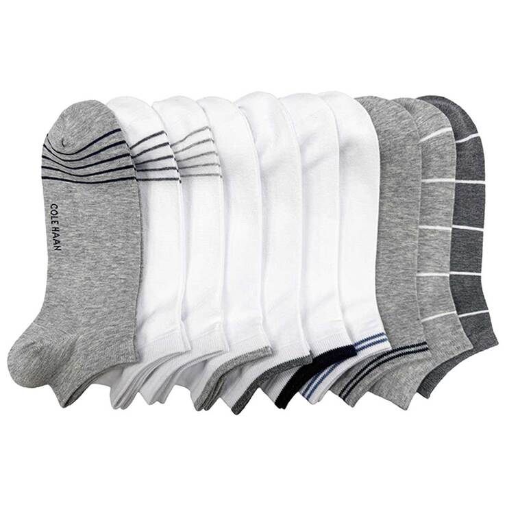 콜한 남성 스니커즈 양말 10족
