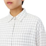 쥬시꾸뛰르 여성 체크 셔츠 - 화이트, S/M 쥬시꾸뛰르 여성 체크 셔츠 - 화이트, S/M