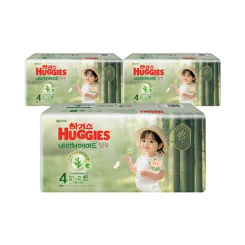 하기스 네이처메이드 밤부 밴드 공용 4단계 40 x 3