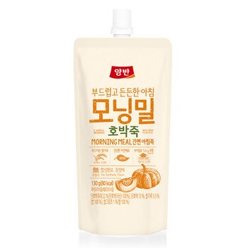 양반 모닝밀 호박죽 130g x 21입 양반 모닝밀 호박죽 130g x 21입