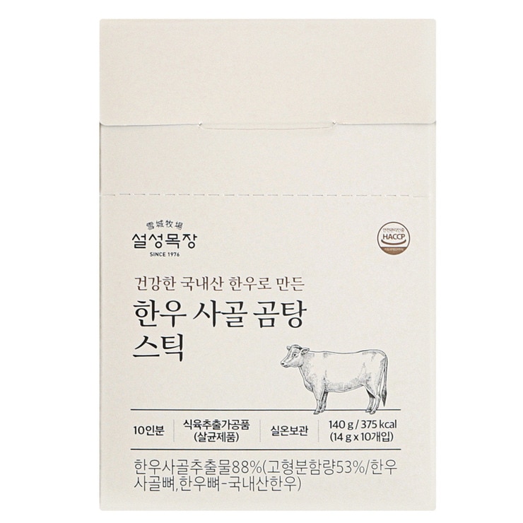 설성목장한우사골 곰탕 스틱 14g x 10 x 4