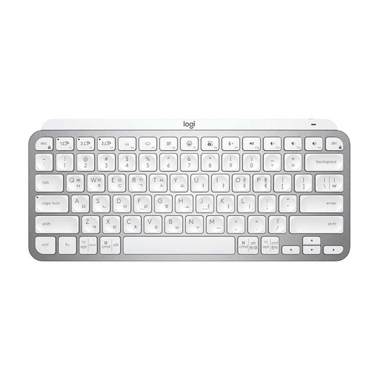 로지텍 미니멀 무선 키보드 MX KEYS MINI - 페일 그레이 로지텍 미니멀 무선 키보드 MX KEYS MINI - 페일 그레이