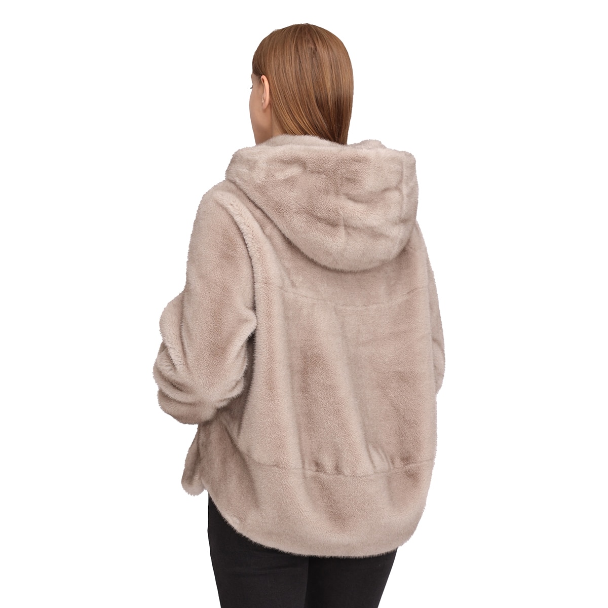 레니본 여성 인조퍼 재킷 레니본 여성 인조퍼 재킷