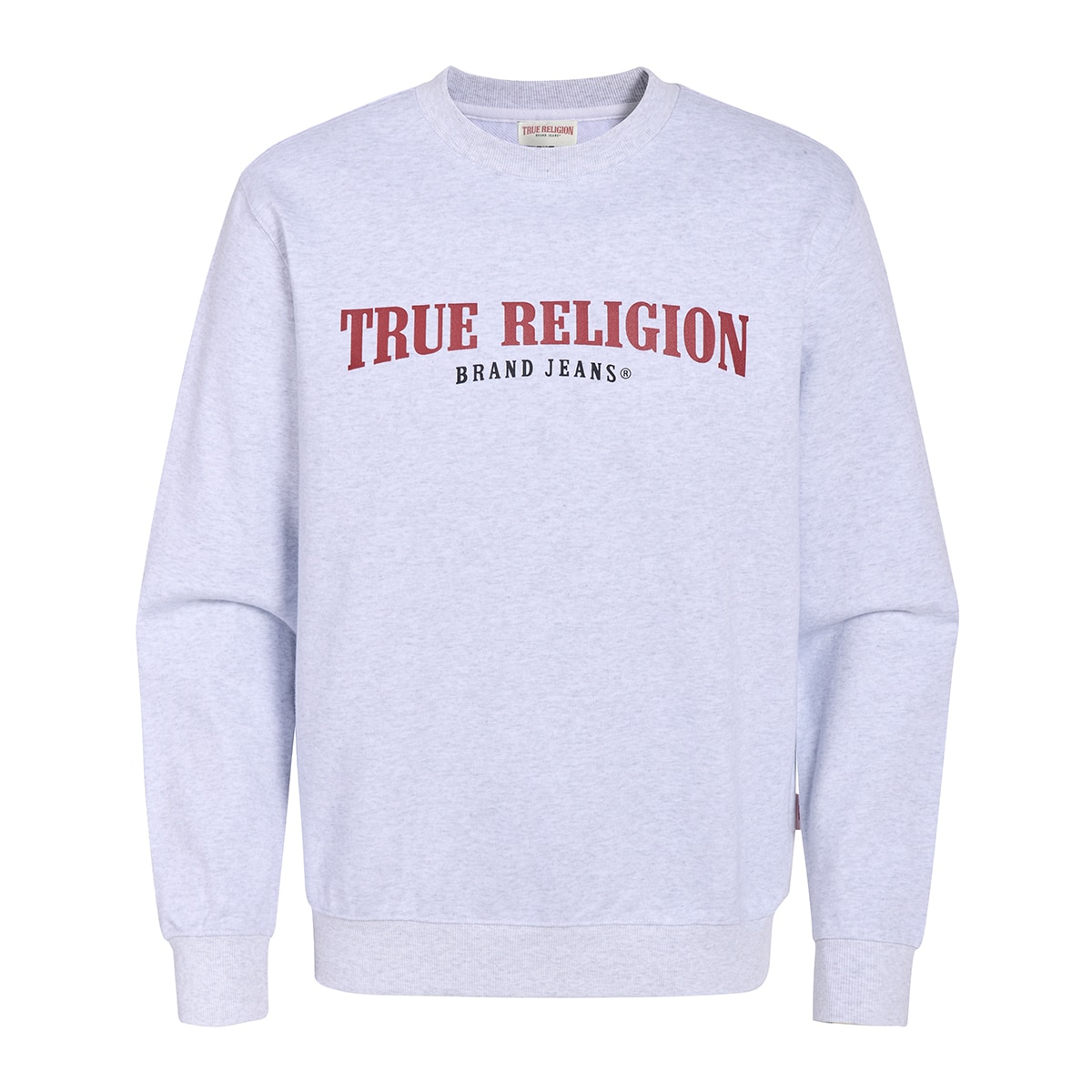 트루릴리젼 남성 긴소매 크루넥 - 멜란지그레이, M