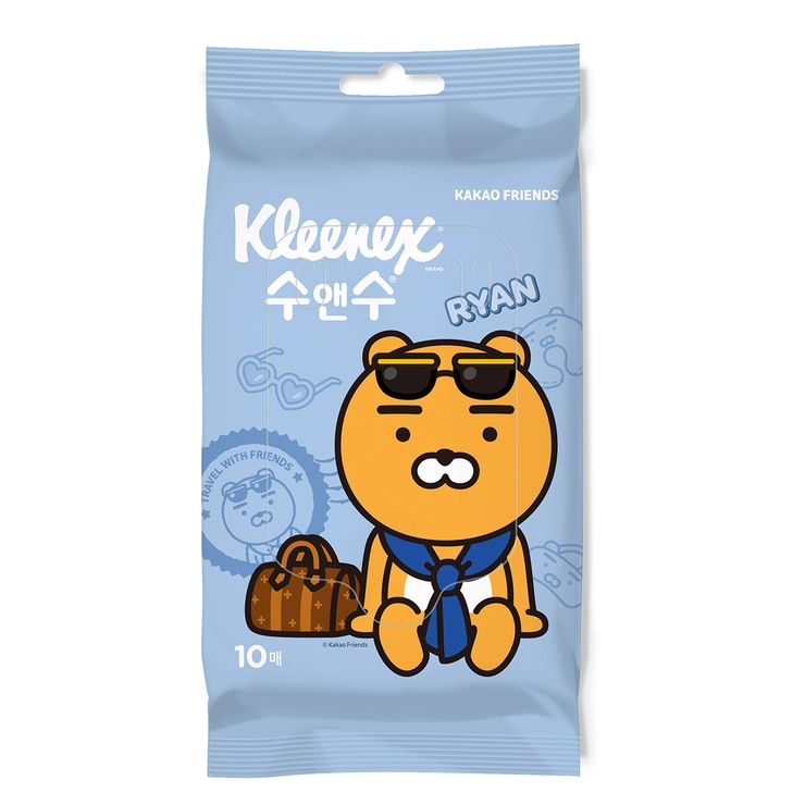 크리넥스 수앤수 여행용 물티슈 10매x 6 x 12팩