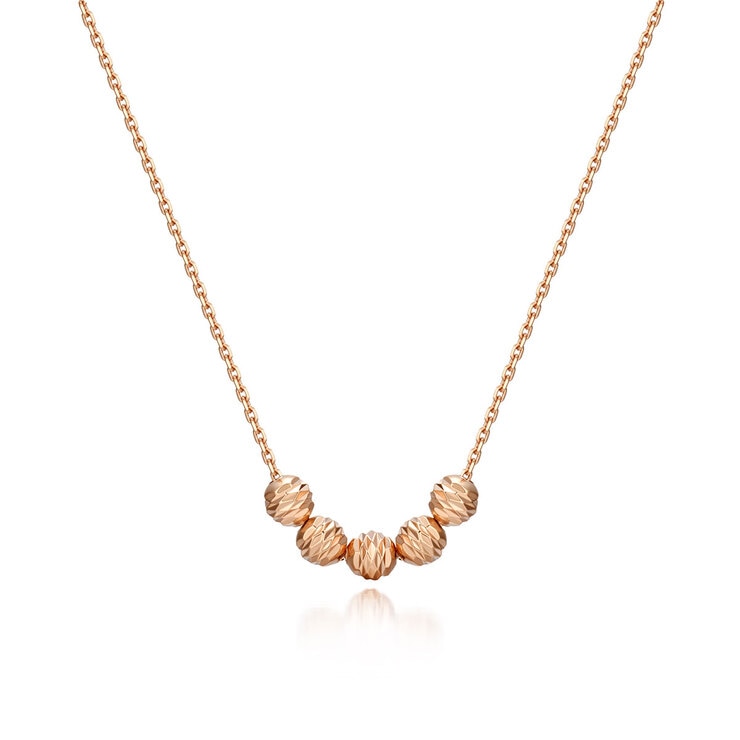 Lond 18K Pink Gold Necklace Flamma 684750