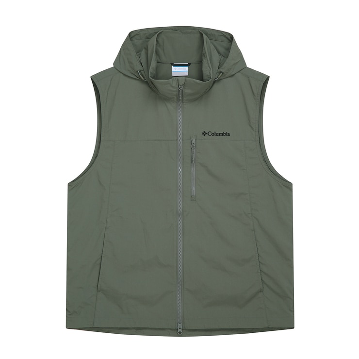 컬럼비아 남성 후드 베스트