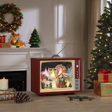 크리스마스 멜로디 티비 장식 45cm