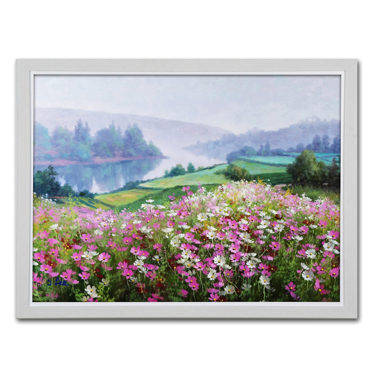 지클레 명화 110 x 86cm - 코스모스의 합창