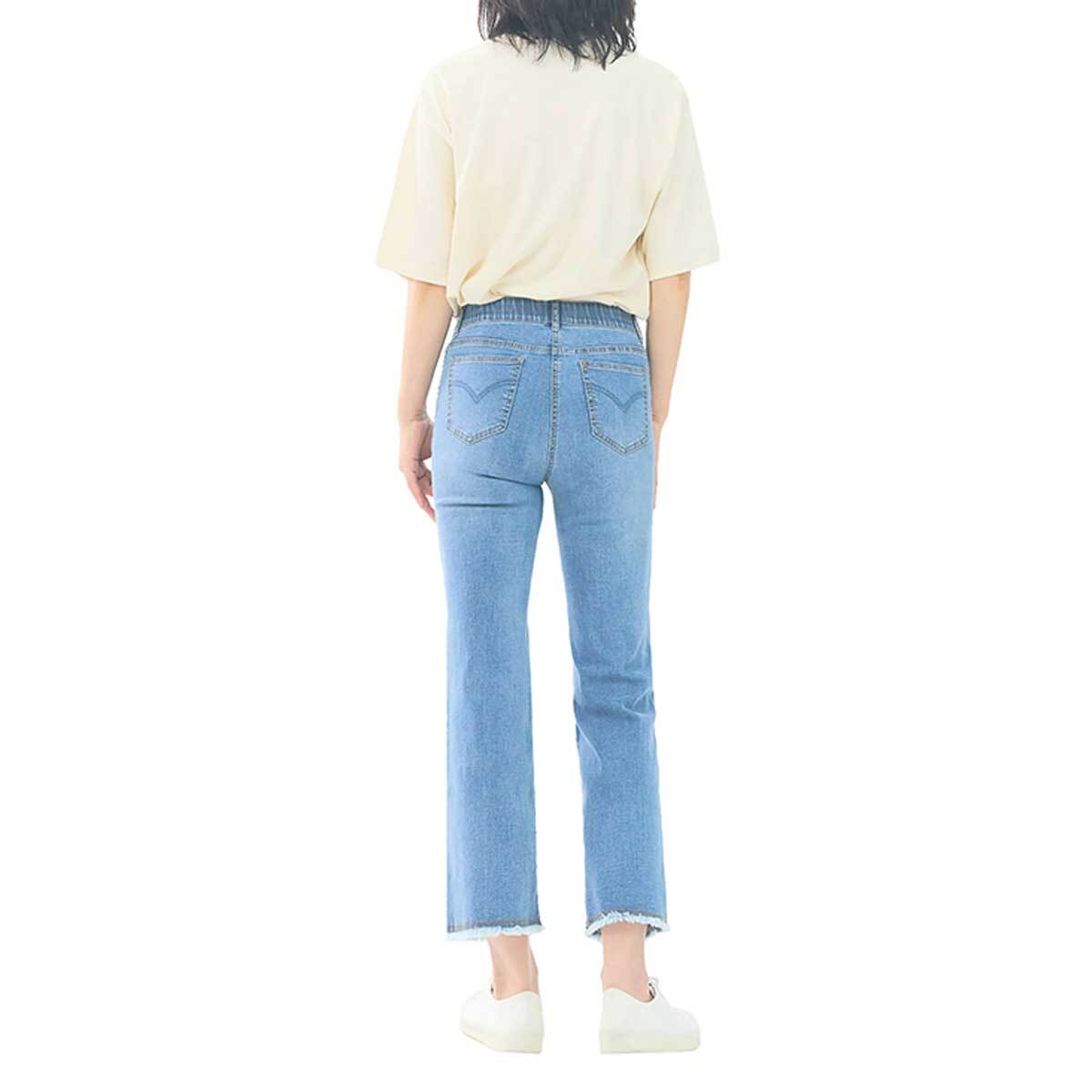 마리끌레르 여성 반소매 티셔츠 - 베이지