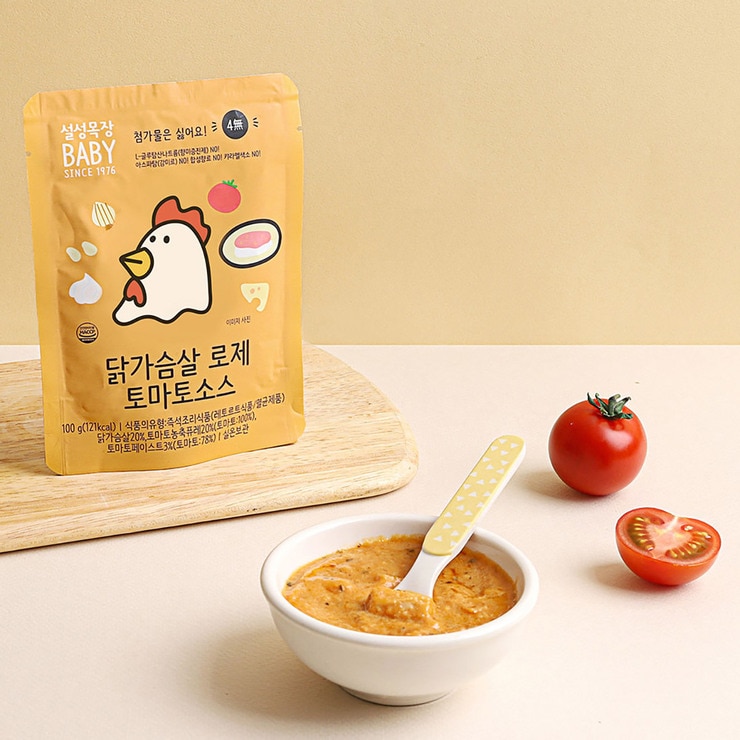 설성목장 닭가슴살 로제 토마토 소스 100g x 8