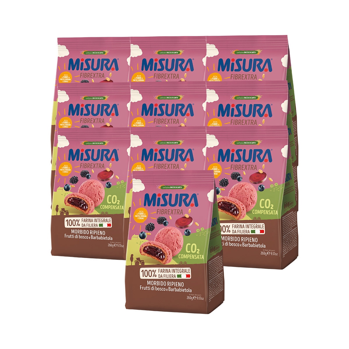 미주라 비올라 & 아란차 쿠키 2,600g (260g x 10) - 비올라 베리스 쿠키 260g x 10