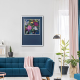 지클레 아트포스터 56x80cm - 풍요로운 꽃-반짝임(앤 오람)