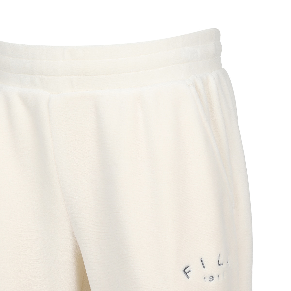 휠라 키즈 보아 플리스 조거 바지 - 아이보리, 155 휠라 키즈 보아 플리스 조거 바지 - 아이보리, 155