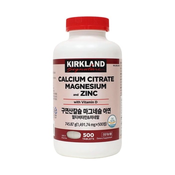 커클랜드 시그니춰 구연산칼슘 1,491.7mg x 500정