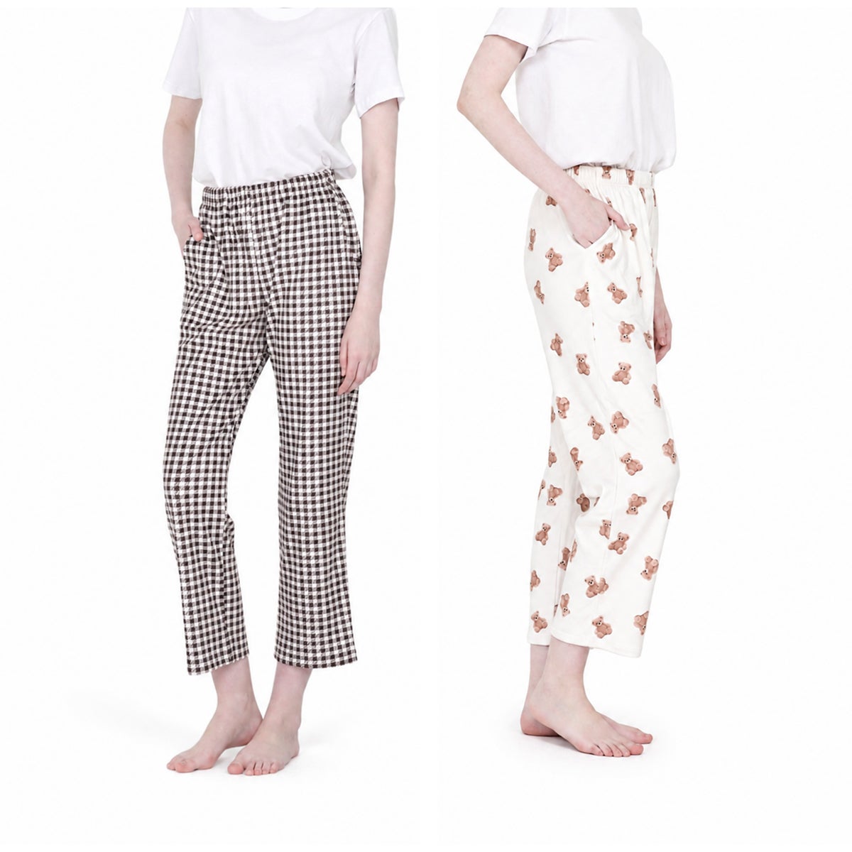 비비안 여성 라운지 바지 2pk 비비안 여성 라운지 바지 2pk