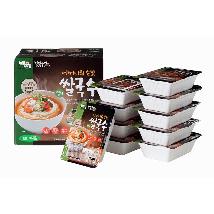 백제멸치 쌀국수 100g x 10 x 2 백제멸치 쌀국수 100g x 10 x 2