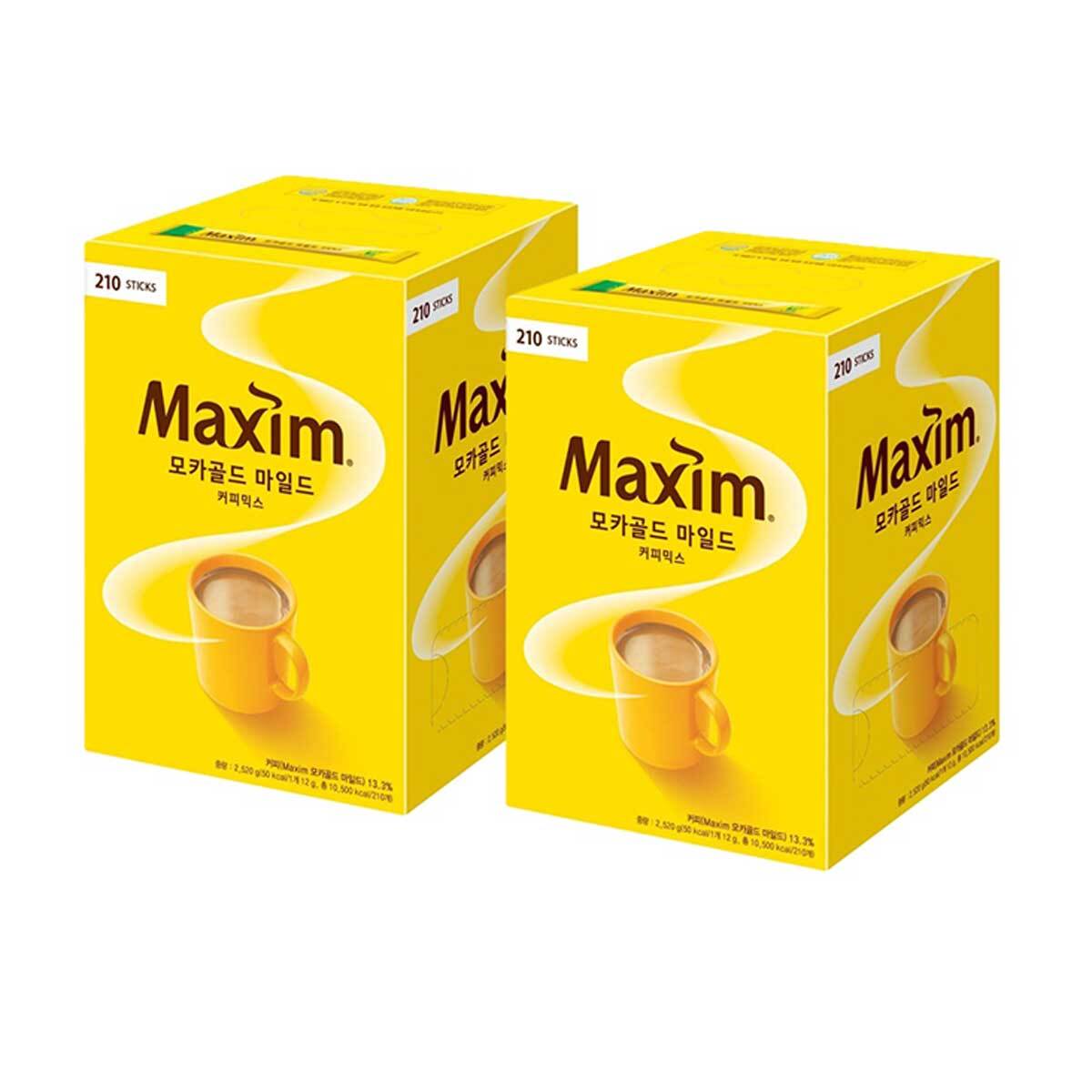 맥심 모카골드마일드커피믹스 12g x 210T x 2