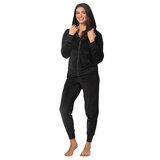 지제벨 여성 벨루어 후디 & 조거 세트 - 블랙 지제벨 여성 벨루어 후디 & 조거 세트 - 블랙