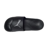 푸마 성인 소프트라이드 팀캣 슬라이드 - 블랙