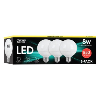 페이트 LED 전구 8W 3개 페이트 LED 전구 8W 3개