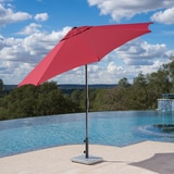 선빌라 정원용 우산, 지름 2.9m, 레드