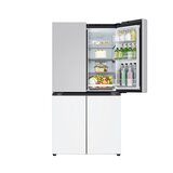 LG 오브제 AI 냉장고 870L, 메탈 그레이/화이트