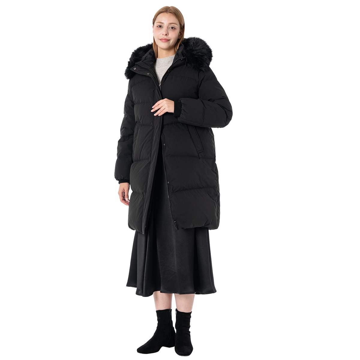 SOUP 여성 롱 다운 재킷