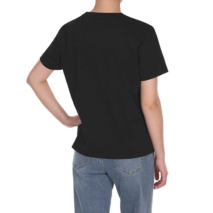 게스 여성 반소매 티셔츠 - 블랙, M