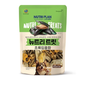뉴트리플랜 동결건조 초록입홍합 150g